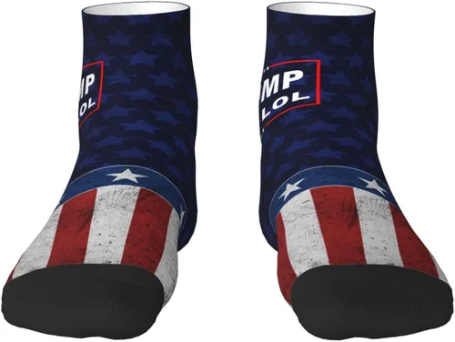 Vista 2 de Donald Trump Lost Lol Ankle Socks Winter Low Cut Sports Warm Comfort Breathable Casual Socks For Mens And Womens -6