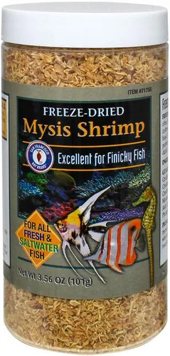 Vista 8 de San Francisco Bay Brand Camarones Mysis liofilizados – Alimento para peces de primera calidad, alimento tropical para peces de camarones, ideal