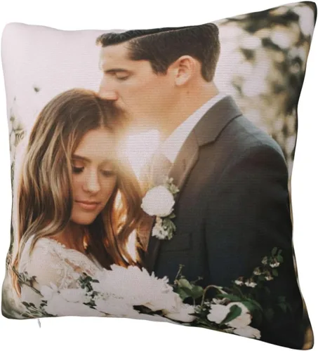 Vista 2 de Funda de almohada personalizada con imagen y texto, funda de almohada con foto personalizada, funda de almohada personalizada con foto, regalos