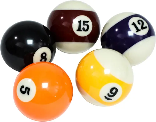 Vista 4 de Billiard Balls Set 2-1/4" Regulation Size Pool Table Balls for Replacement (16 Resin Balls)