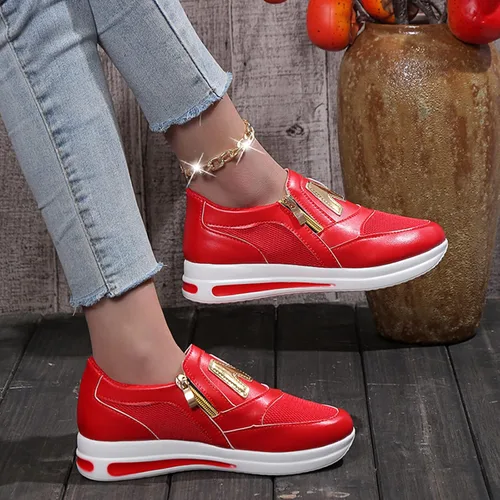 Vista 7 de JWSVBF Zapatillas de deporte para mujer de ancho ancho transpirable fascitis plantar sandalias planas casuales zapatos de verano unisex moda otoño