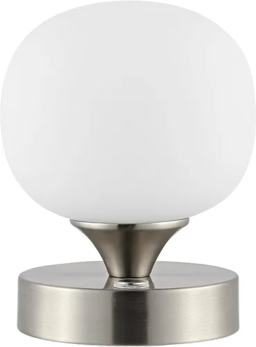 Vista 8 de JONATHAN Y JYL7112A - Lámpara de mesa LED recargable moderna de bronce aceitado de 6.13 pulgadas, pantalla de vidrio blanco esmerilado, luz táctil