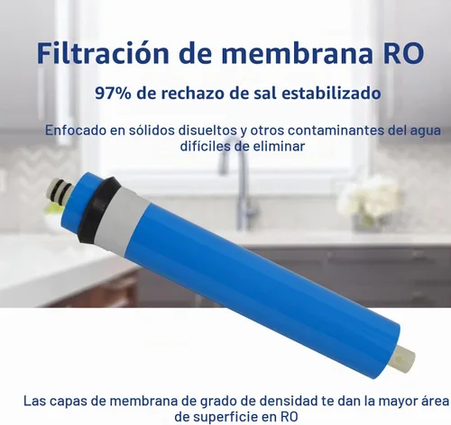 Vista 4 de Juego de filtros de repuesto con membrana para sistema de ósmosis inversa Culligan AC-30