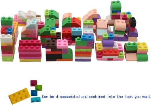 Vista 3 de 330 piezas lindo 3D bloque de construcción borrador trapezoidal cuadrado rompecabezas borrador clase premio regalo de fiesta infantil