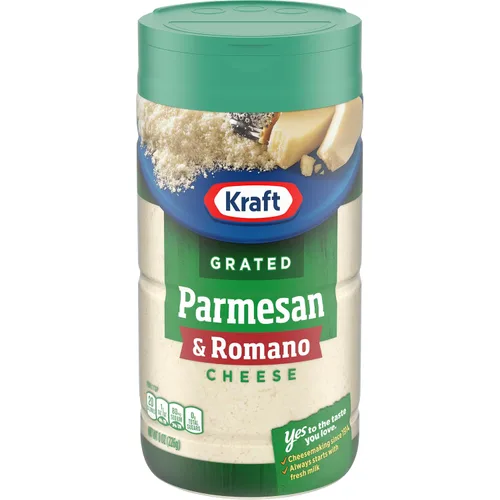Vista 8 de Kraft Coctelera de queso parmesano 100% rallado (botella de 8 oz)
