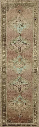 Vista 9 de Loloi Magnolia Home de Joanna Gaines Sinclair Collection SIN-06 - Alfombra decorativa tradicional de 2 pies 3 pulgadas x 3 pies 9 pulgadas, altura