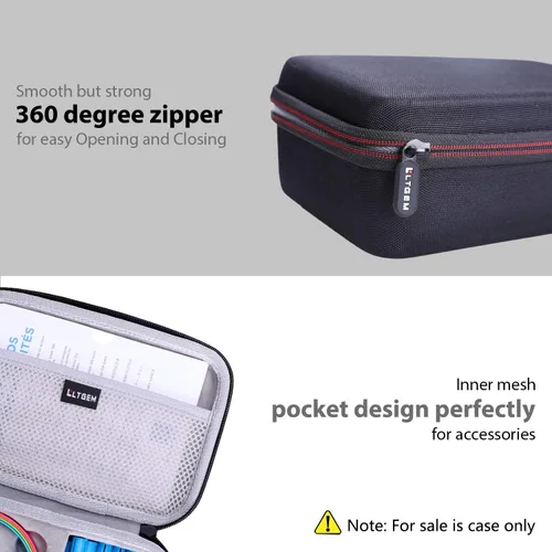 Vista 4 de LTGEM - Estuche rígido para Sphero Mini Activity Kit - Bolsa protectora de viaje para almacenamiento