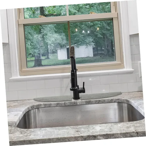 Vista 5 de OSALADI Alfombrilla antiderrames para bañera para fregadero de cocina, soporte de esponja absorbente, lavable, protector de fregadero reutilizable
