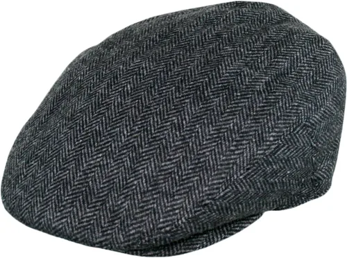 Vista 17 de Epoch Gorra de conducción de cabbie de lana de espiga para hombre