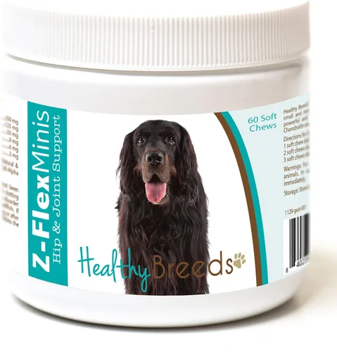 Vista 102 de Healthy Breeds Affenpinscher Z-Flex Minis - Masticables suaves para cadera y articulaciones, 60