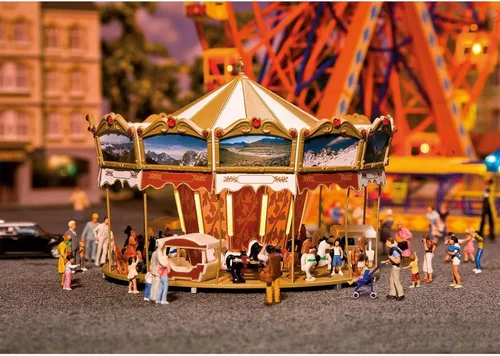 Vista 3 de Faller 140316 Kit de construcción a escala HO Merry Go Round