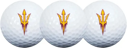 Vista 9 de Juego de 3 pelotas de golf universitarias