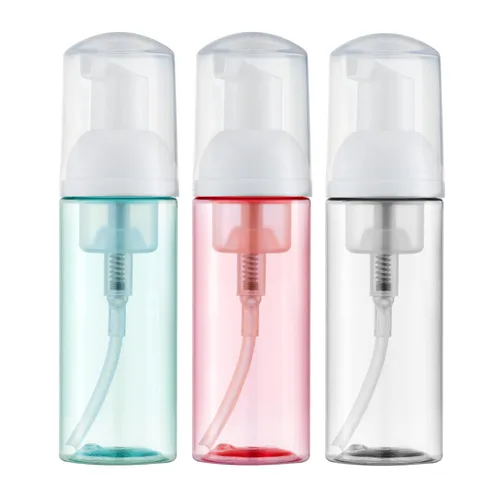 Vista 12 de Botella de espuma de 2 onzas con bomba dorada, dispensadores de espuma de viaje vacíos para jabón, champú, 3 Colores Mini travel size foamer