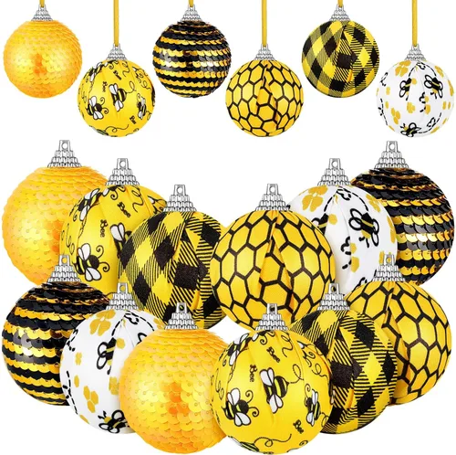 Vista 9 de 12 Piezas 1.97 Pulgadas Adorno de Bola de Janucá para Árbol Estrella de David Adorno de Bola de Janucá Adornos de Bola de Janucá Colgante Decoración