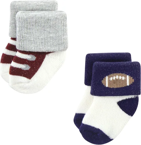 Vista 3 de Hudson Baby - Calcetines de algodón para recién nacidos y Terry para bebé niña