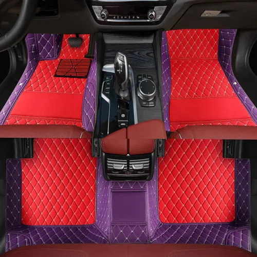 Vista 28 de Alfombrillas personalizadas para automóvil adecuadas para el 99% de automóviles, camiones, SUV, alfombrillas para todo tipo de clima, alfombrillas