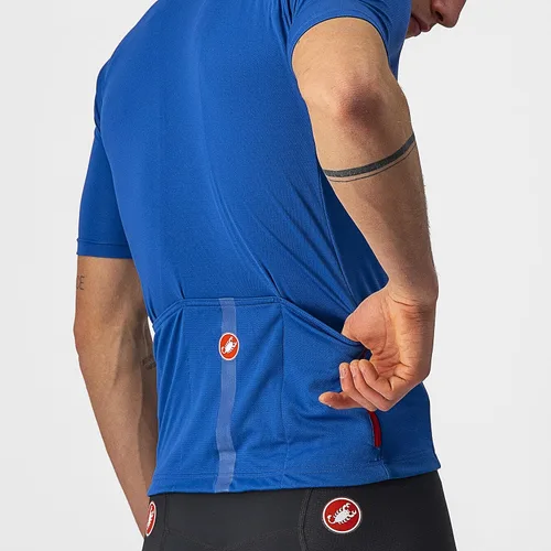 Vista 4 de Castelli Camiseta de ciclismo para ciclismo de carretera y grava, ciclismo I