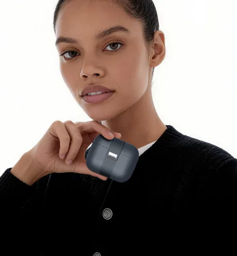 Vista 7 de SURITCH Funda para AirPods Pro 2/Pro, bloqueo magnético, compatible con Airpods Pro de 2ª y 1ª generación, funda protectora resistente con elegante