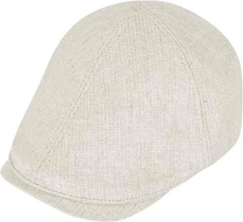 Vista 2 de WITHMOONS Gorra plana ajustable SL31272 con diseño de rayas diagonales