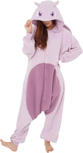Vista 2 de Mono de Pokemon Kigurumi de Mewtwo