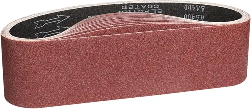 Vista 12 de Cinturón de lijado de 4 x 36 pulgadas, bandas lijadoras de banda de 40 granos, mejor para lijar madera, metal y pintura (paquete de 4)