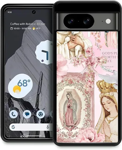 Vista 128 de Compatible con Google Pixel 4A 5G Mobile Case Creative Acrylic Back Panel Silicona Edge Case Slim Protección Especialmente para Google Pixel 4A 5G