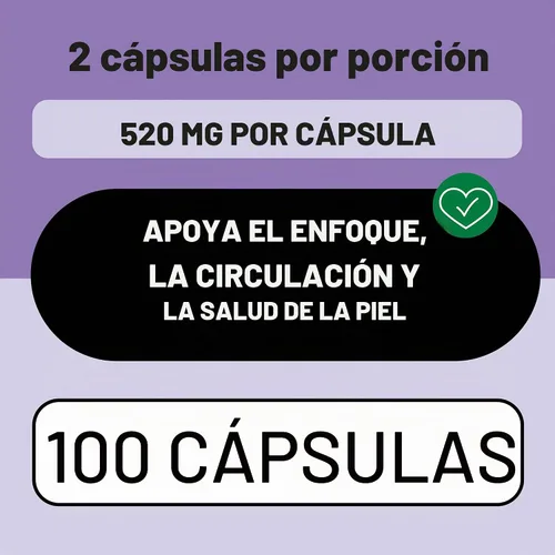 Vista 5 de Cápsulas orgánicas de semillas de uva – 520 mg, 100 unidades – polifenoles y antioxidantes OPC