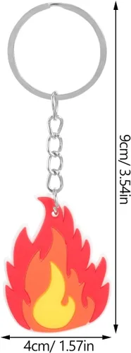 Vista 8 de 12 mini llaveros de bombero, llavero de plástico de dibujos animados, llavero de recuerdo de metal, adornos para recuerdos de fiesta, bolsas
