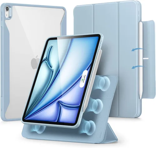 Vista 19 de ESR Funda para iPad Air de 11 pulgadas M3/M2 (2025/2024), Funda para iPad Air de 5ª/4ª generación (2022/2020) de 10.9 pulgadas con soporte