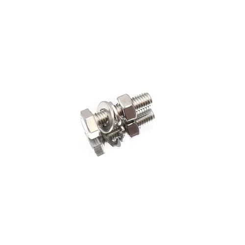Vista 13 de 1 paquete M10 x 170mm Tornillos hexagonales pernos hexagonales con tuercas hexagonales M10 arandelas planas/arandelas de resorte de bloqueo