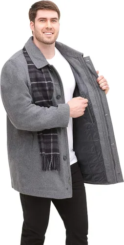 Vista 6 de Dockers Abrigo tipo bufanda Weston de mezcla de lana para hombre