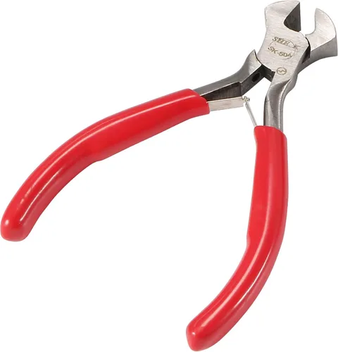 Vista 5 de uxcell Alicates de corte final de 4 pulgadas Mini pinzas de extremo de precisión Alicates cortador de alambre Alicates Herramienta extractor de uñas