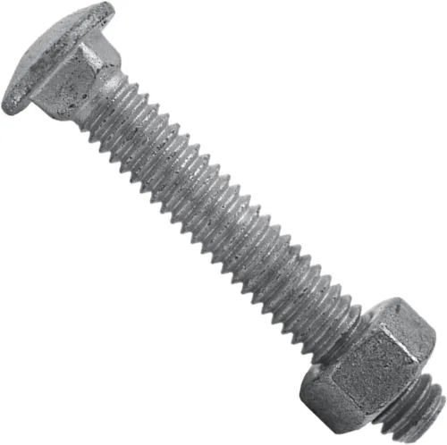 Vista 10 de Pernos de carro 1/4-20 x 3/4 ": Pernos de carro galvanizados a granel para valla (25 piezas)