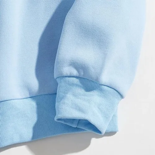 Vista 5 de Meladyan Sudadera de forro polar de manga larga con estampado de letras de Los Ángeles California para mujer