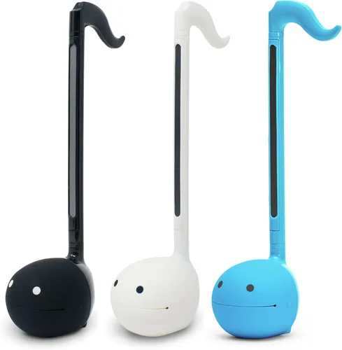 Vista 4 de Otamatone - Instrumento musical electrónico japonés sintetizador portátil de Maywa Denki Studio, galardonado, educativo y divertido, ideal para Negro