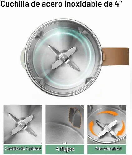 Vista 7 de MOKKOM Máquina automática de leche de nuez de 20 onzas para leche de soja casera a base de plantas, avena, soja, bebidas sin lácteos, máquina Blanco