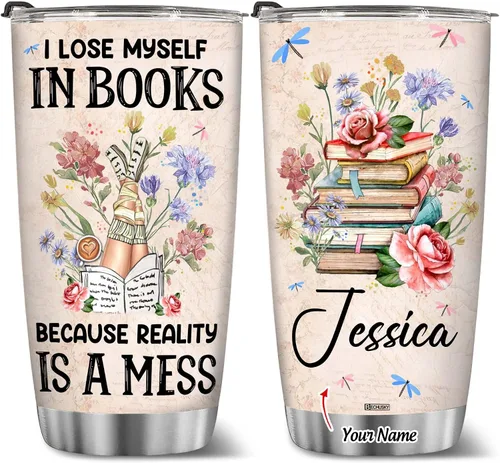 Vista 8 de BECHUSKY Vaso de recursos humanos personalizado de regalo para mujeres, hombres, papá, mamá, nombre personalizado, decoración divertida de oficina