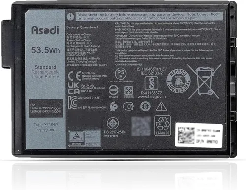 Vista 9 de ASODI 7WNW1 - Batería para portátil compatible con Dell Latitude 5420 5424 Rugged 7424 Extreme P137G P85G P86G P137G001 P137G002 P85G001 P86G001