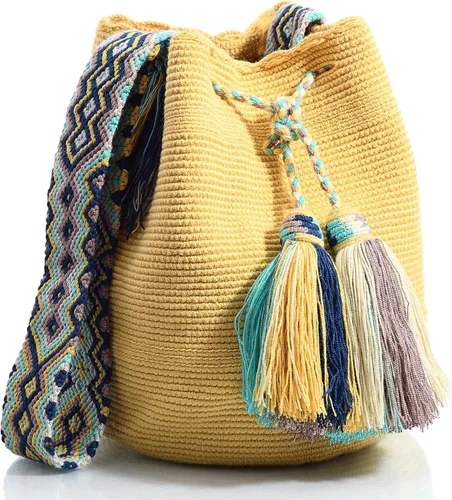 Vista 2 de WYOU Utopia classics Hobo in Wayuu Crochet, Grande