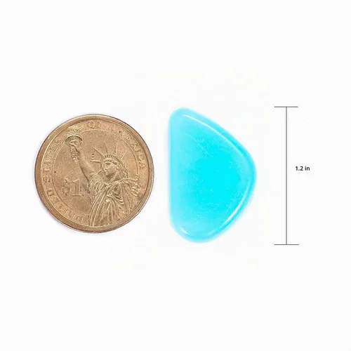 Vista 4 de Piedras brillantes, 150 piezas de guijarros que brillan en la oscuridad, para pasarelas, ventanas, patios, entradas, decoración al aire libre, Azul