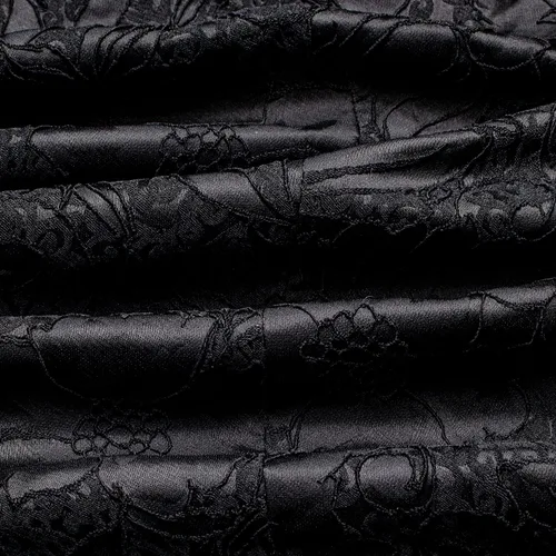 Vista 6 de Hi-Tie Chaqueta de traje para hombre, chaqueta de un botón, chal, solapa de manga larga, abrigo de vestir de diseñador para baile de graduación