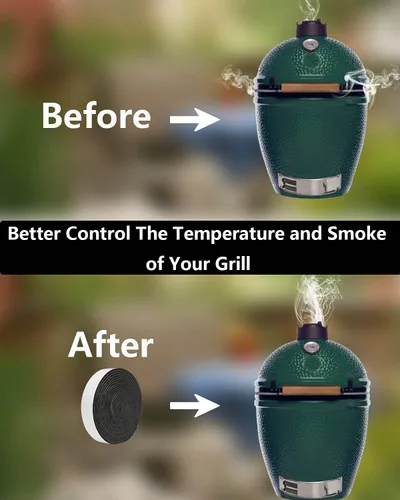 Vista 5 de Junta de repuesto de alta temperatura para huevo verde, junta para piezas de huevos verdes medianos/pequeños/mini, accesorios preencogidos, fieltro