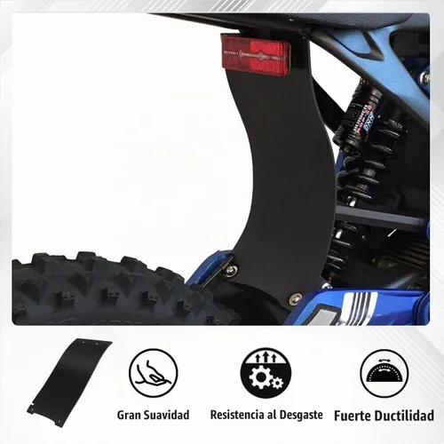 Vista 7 de Protector de parachoques más largo, guardabarros de absorción de impactos mejorado, protector de cubierta contra el polvo para el guardabarros