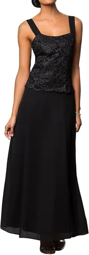 Vista 3 de Vestidos para madre de la novia con chaqueta, vestido largo formal de graduación, gasa de 2 piezas, vestidos para madre del novio