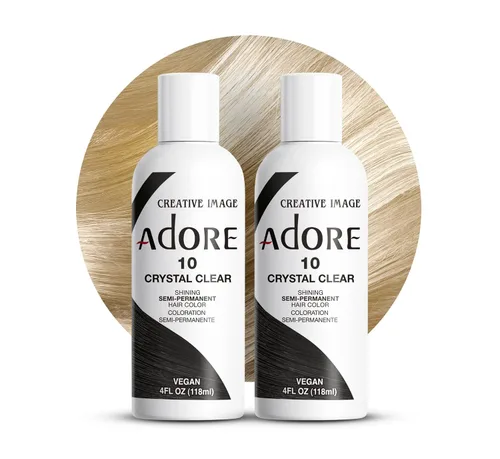 Vista 120 de Adore Tinte semipermanente verde para el cabello, vegano y sin crueldad, 4 onzas líquidas, 163 Green Apple (paquete de 1)
