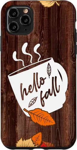 Vista 13 de Hello Fall Mug Maple Leaves Autumn Season Thanksgiving Gift Case for iPhone 17