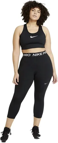 Vista 5 de Nike womens Pro 365women's Mid-rise Cropped Mesh Panel LegginGrade School