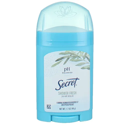 Vista 3 de Secret Desodorante antitranspirante Solid Shower Fresh 1.70 oz (paquete de 2)
