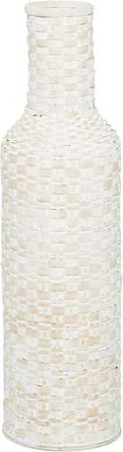 Vista 10 de Deco 79 Jarrón decorativo de madera de bambú para centro de mesa, florero para decoración del hogar, 9 x 9 x 48 pulgadas, marrón
