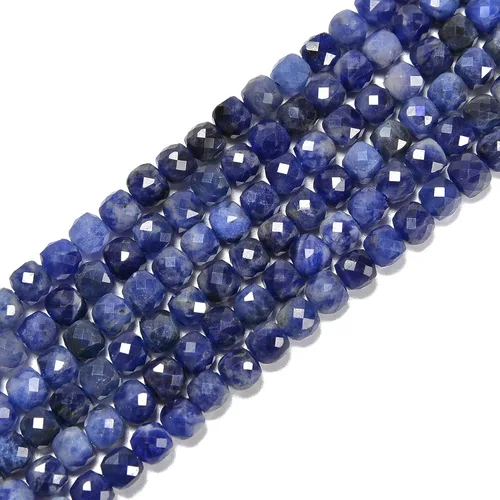 Vista 45 de JM Design Cuentas de 5/64 de pulgada 01 con forma de cubo liso multicolor para manualidades y fabricación de joyas (pulseras, collares, pendientes)